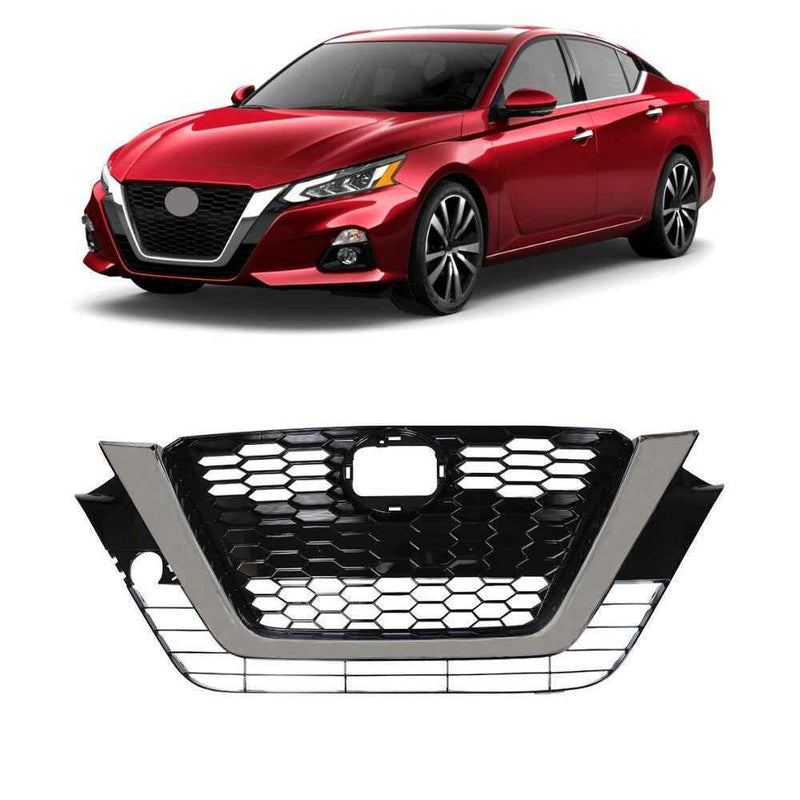 DURAFORCE For Nissan Altima 2019-2021 Black Front Replacement Bumper Grille Assembly