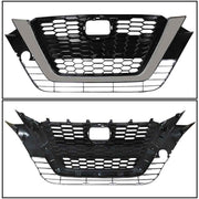 DURAFORCE For Nissan Altima 2019-2021 Black Front Replacement Bumper Grille Assembly