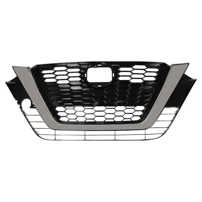 DURAFORCE For Nissan Altima 2019-2021 Black Front Replacement Bumper Grille Assembly