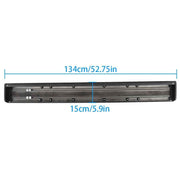 DURAFORCE Black Power Coating Running Board For 19-24 Silverado/Sierra Truck Side Step 6"