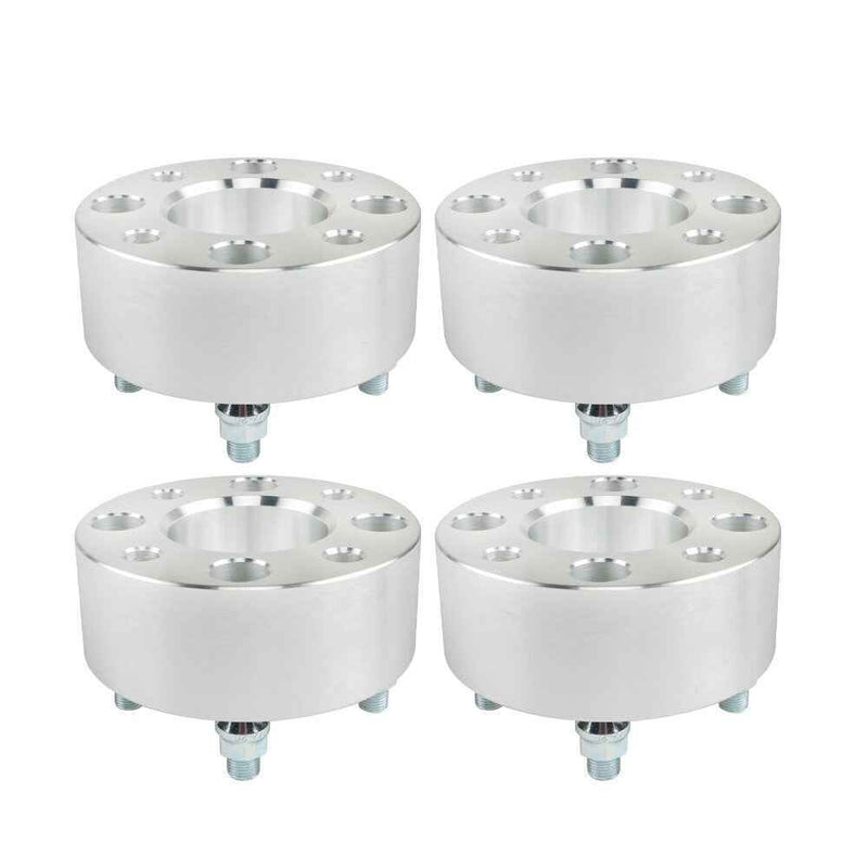 DURAFORCE 4× 2" Wheel Spacers 4x101.6 1/2"x20 For EZ GO EZGO Club Cars Golf Carts Silver