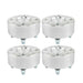DURAFORCE 4× 2" Wheel Spacers 4x101.6 1/2"x20 For EZ GO EZGO Club Cars Golf Carts Silver