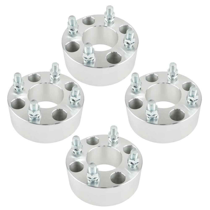 DURAFORCE 4× 2" Wheel Spacers 4x101.6 1/2"x20 For EZ GO EZGO Club Cars Golf Carts Silver