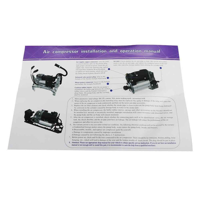 DURAFORCE For 2012 2013 2014 Mercedes-Benz CLS-CLASS W218 Air Suspension Compressor Pump