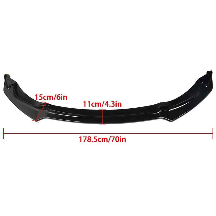 DURAFORCE Gloss Black Front Bumper Lip Splitter For BMW F80 M3 F82 F83 M4 2015-2019