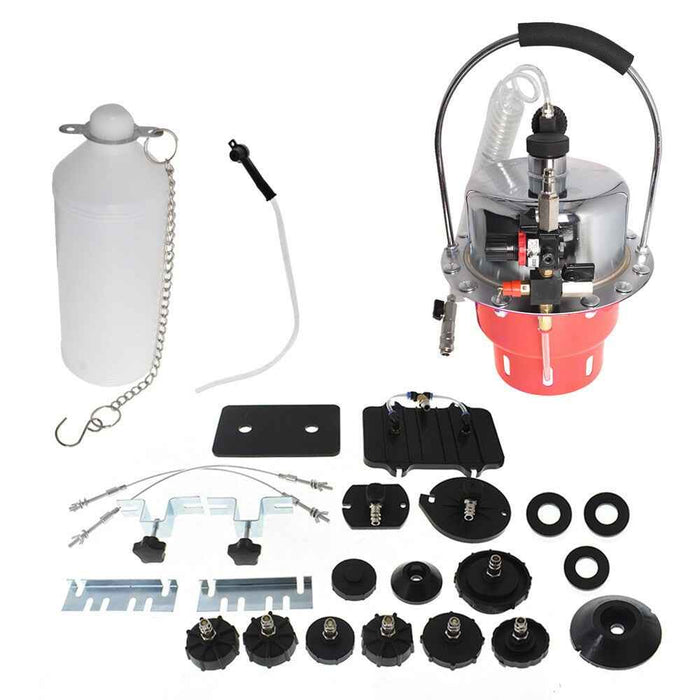 DURAFORCE Portable Pneumatic Air Pressure Brake Kit & Clutch Bleeder Valve System Kit