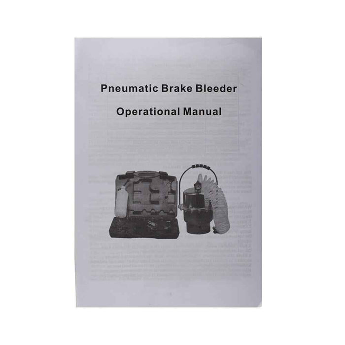 DURAFORCE Portable Pneumatic Air Pressure Brake Kit & Clutch Bleeder Valve System Kit