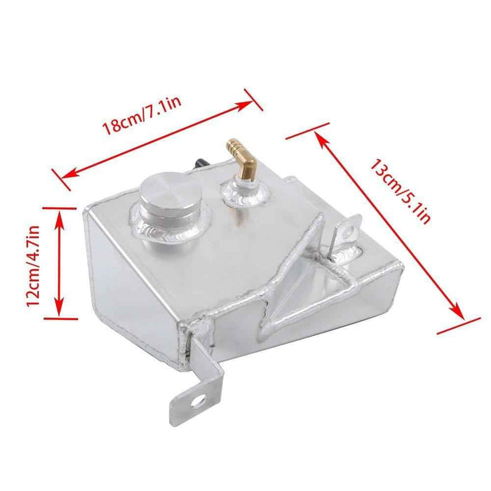 DURAFORCE Coolant Tank Expansion Recovery Overflow Can Aluminum Kit For 1990-1997 Miata