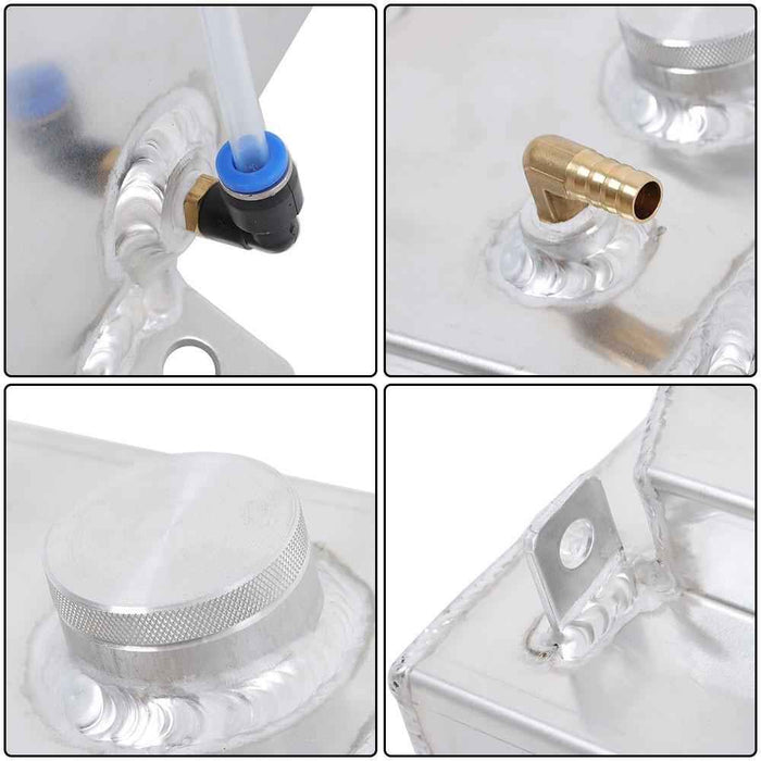 DURAFORCE Coolant Tank Expansion Recovery Overflow Can Aluminum Kit For 1990-1997 Miata