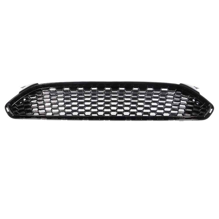 DURAFORCE Mesh Style ABS Plastic For 2013-2016 Ford Fusion Front Bumper Upper+Lower Grille