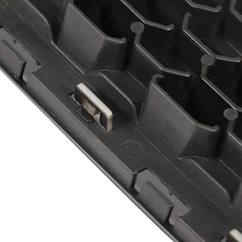 DURAFORCE Mesh Style ABS Plastic For 2013-2016 Ford Fusion Front Bumper Upper+Lower Grille