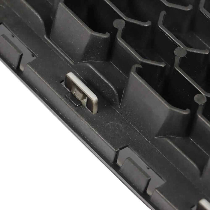 DURAFORCE Mesh Style ABS Plastic For 2013-2016 Ford Fusion Front Bumper Upper+Lower Grille