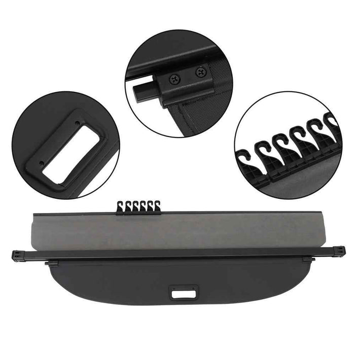 DURAFORCE For Toyota Rav4 2013-2018 Trunk SUV Shade Shield Cargo Cover Retractable Luggage