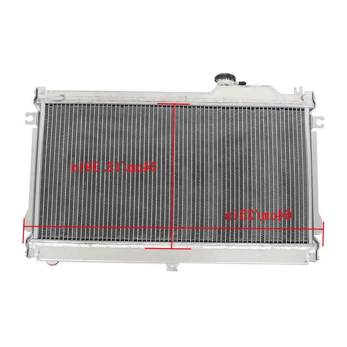 DURAFORCE For 1989-1997 Mazda Miata MX-5 Full Aluminum 2 Row Core Racing Radiator Bolt On