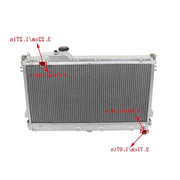 DURAFORCE For 1989-1997 Mazda Miata MX-5 Full Aluminum 2 Row Core Racing Radiator Bolt On