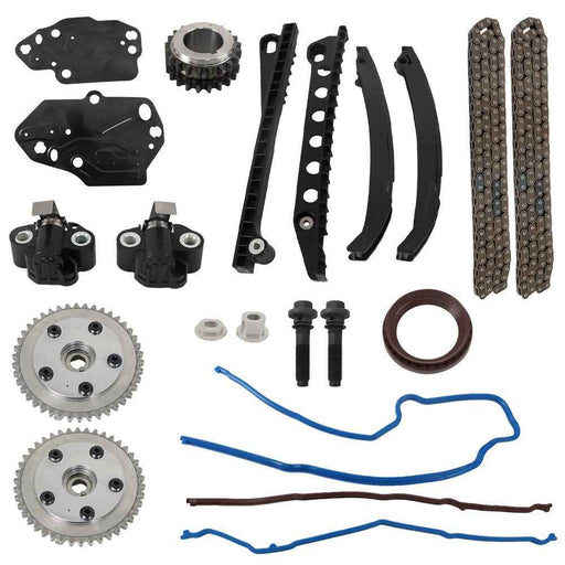 DURAFORCE Timing Chain Kit +VVT Cam Phasers For Lincoln Navigator Ford F150 Expedition