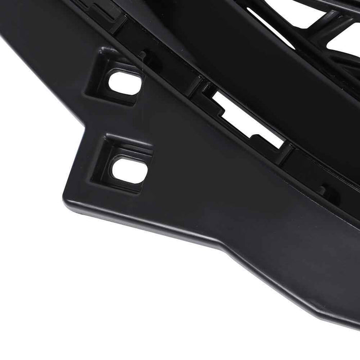 DURAFORCE Front Bumper Grille For 2017-2019 GMC Acadia SLE SL Gloss Black Grill Plastic