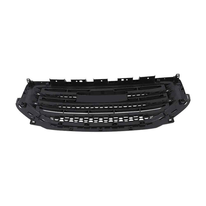 DURAFORCE Front Bumper Grille For 2017-2019 GMC Acadia SLE SL Gloss Black Grill Plastic