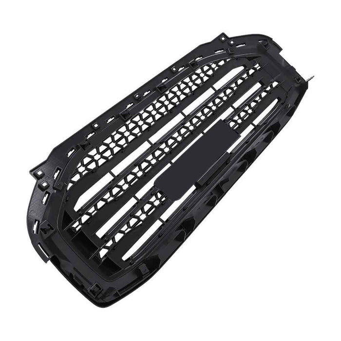 DURAFORCE Front Bumper Grille For 2017-2019 GMC Acadia SLE SL Gloss Black Grill Plastic