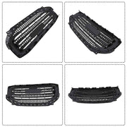 DURAFORCE Front Bumper Grille For 2017-2019 GMC Acadia SLE SL Gloss Black Grill Plastic