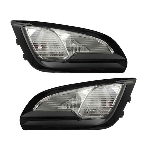 DURAFORCE For 2018-2022 Ford EcoSport Pair of Front Fog Lights Lamps w/Cover Bezel kits