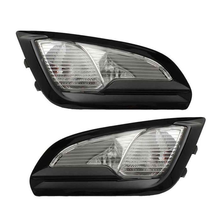 DURAFORCE For 2018-2022 Ford EcoSport Pair of Front Fog Lights Lamps w/Cover Bezel kits