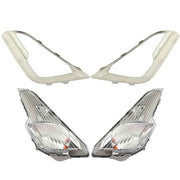 DURAFORCE For 2018-2022 Ford EcoSport Pair of Front Fog Lights Lamps w/Cover Bezel kits