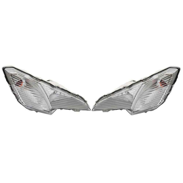 DURAFORCE For 2018-2022 Ford EcoSport Pair of Front Fog Lights Lamps w/Cover Bezel kits