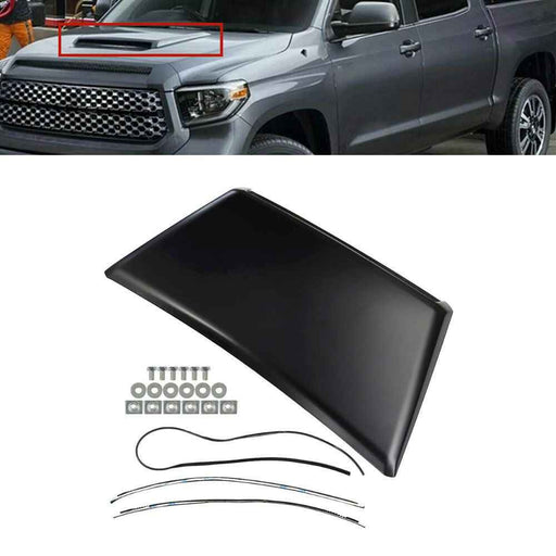 DURAFORCE Front Upper Black Hood Scoop Bulge Kit For Toyota Tundra 2014-2021 7618134900