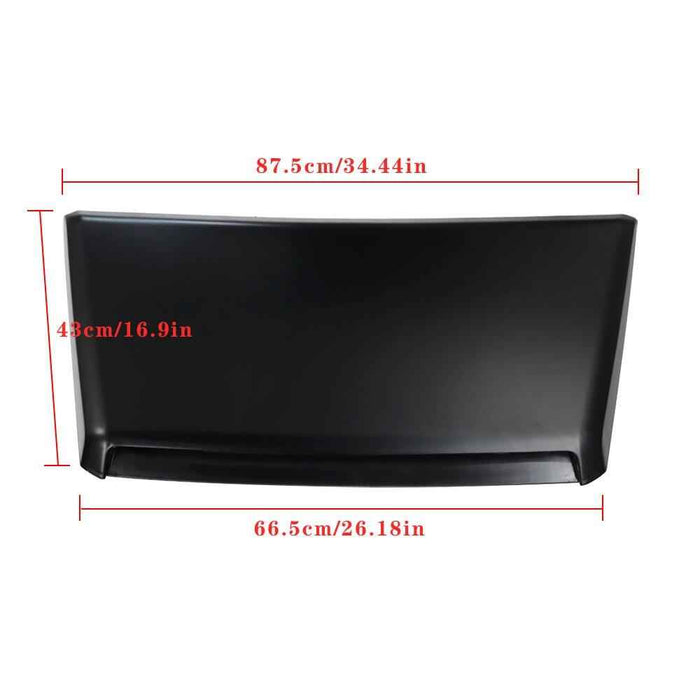 DURAFORCE Front Upper Black Hood Scoop Bulge Kit For Toyota Tundra 2014-2021 7618134900