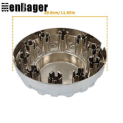 DURAFORCE For Dodge Ram 4500 5500 2019 2020 2021 Rear Wheel Center Cap Hub Cap Chrome