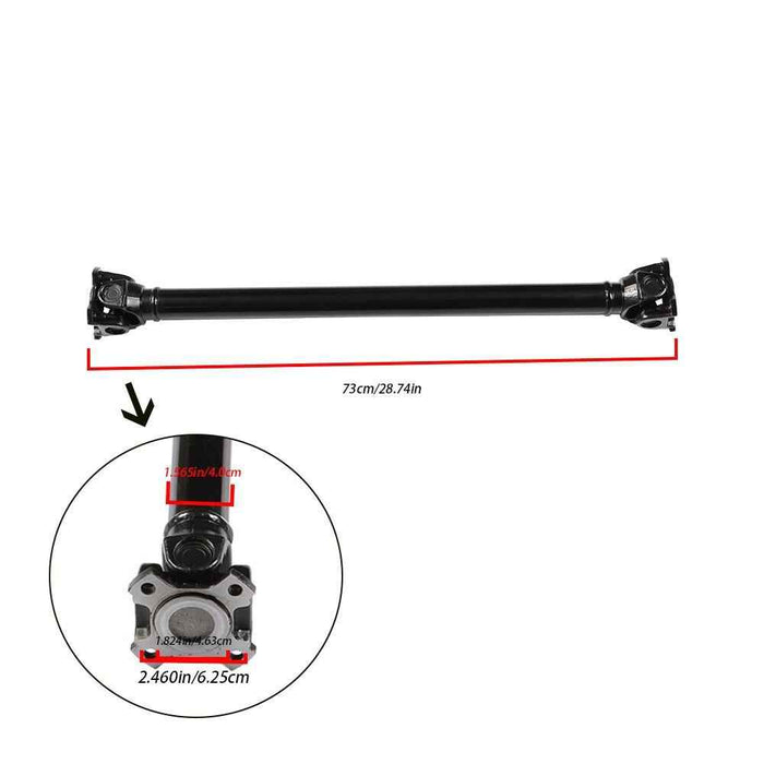 DURAFORCE Front Drive Shaft Prop Shaft Assembly For 2010-2014 BMW 535i 550i 740Li xDrive