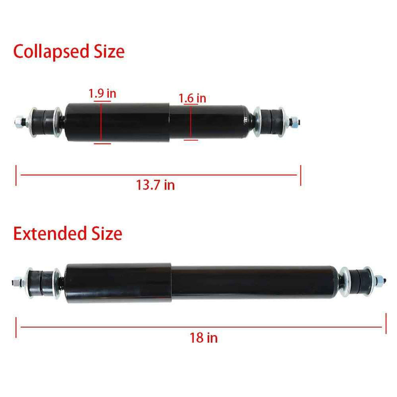 DURAFORCE For EZGo TXT 1994+ Front & Rear Shock Absorbers Gas/Electric Golf Cart 76418-G01