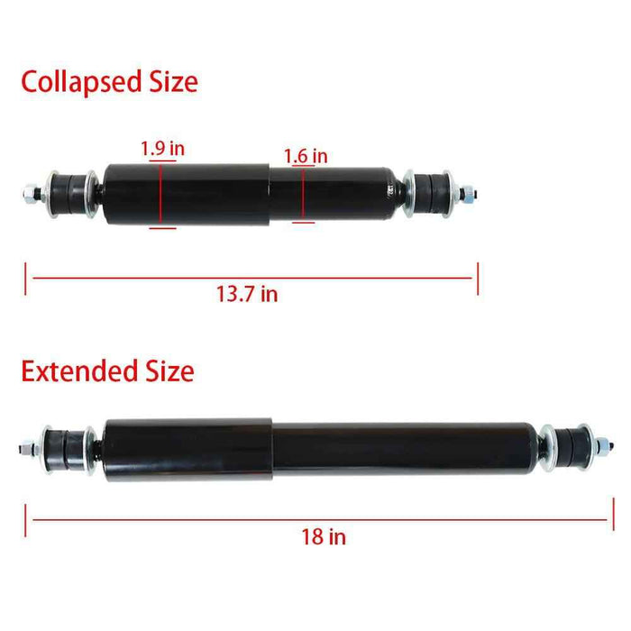 DURAFORCE For EZGo TXT 1994+ Front & Rear Shock Absorbers Gas/Electric Golf Cart 76418-G01