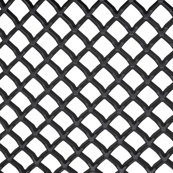 DURAFORCE Front Upper Grille Grill For 2013-2018 Ford Taurus SHO Matte Black Mesh Style