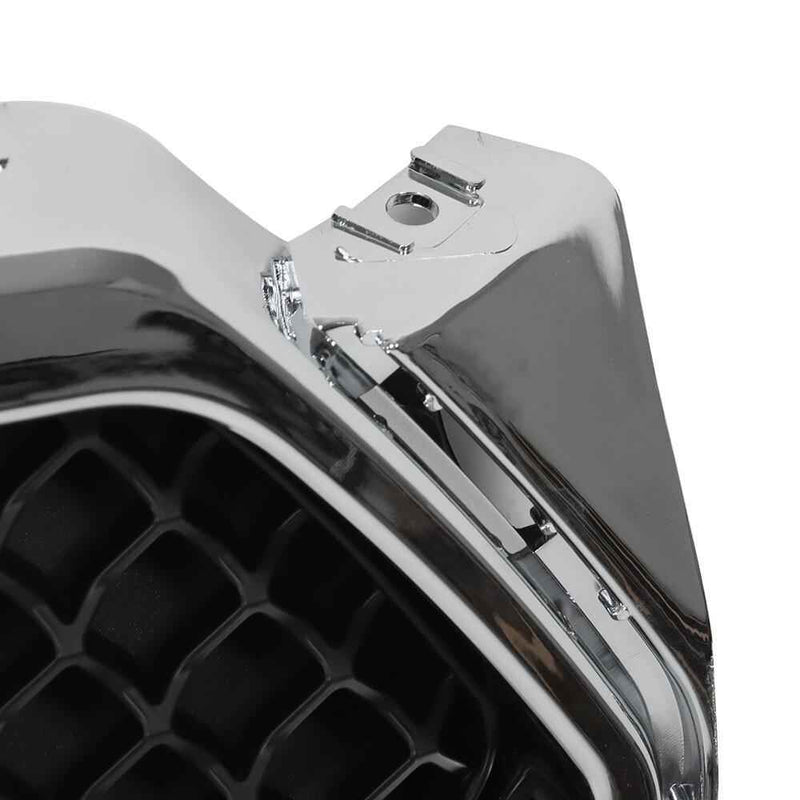 DURAFORCE Front Upper Grille Grill For 2013-2018 Ford Taurus SHO Matte Black Mesh Style