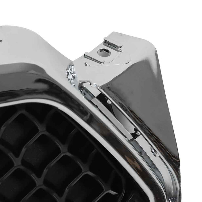 DURAFORCE Front Upper Grille Grill For 2013-2018 Ford Taurus SHO Matte Black Mesh Style