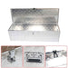 DURAFORCE 39 x 13 x 10 Inch Aluminum Tool Box For Camper Pickup Truck Trailer Trunk