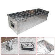 DURAFORCE 39 x 13 x 10 Inch Aluminum Tool Box For Camper Pickup Truck Trailer Trunk