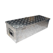 DURAFORCE 39 x 13 x 10 Inch Aluminum Tool Box For Camper Pickup Truck Trailer Trunk