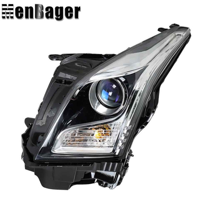 DURAFORCE Left Side For Cadillac ATS 2013-16 17 18 Headlight Headlamp Assembly Halogen