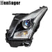 DURAFORCE Left Side For Cadillac ATS 2013-16 17 18 Headlight Headlamp Assembly Halogen