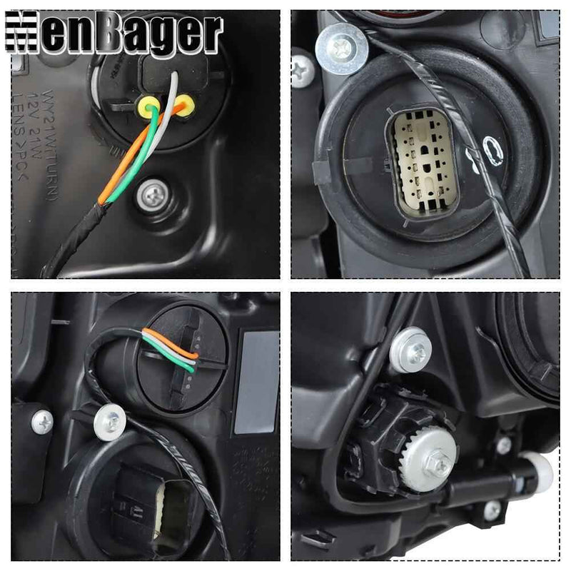 DURAFORCE Left Side For Cadillac ATS 2013-16 17 18 Headlight Headlamp Assembly Halogen