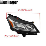 DURAFORCE Headlight W/O Bulb For Chevy Traverse 2013 14 15 16 17 Right Side Chrome Halogen