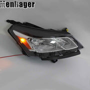 DURAFORCE Headlight W/O Bulb For Chevy Traverse 2013 14 15 16 17 Right Side Chrome Halogen