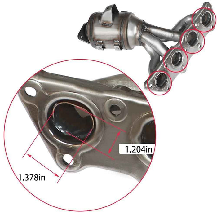 DURAFORCE For Kia Soul Hyundai Veloster 1.6L 2012-2017 Front Manifold Catalytic Converter