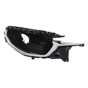 DURAFORCE Front Grille Black Fit For 2017-2021 Mazda CX5 CX-5 W/Chrome Honeycomb Grill