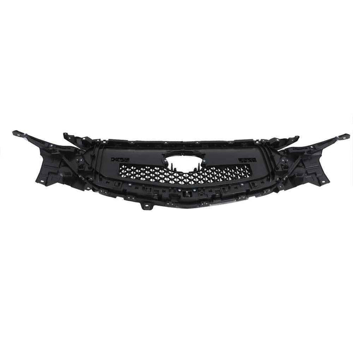 DURAFORCE Front Grille Black Fit For 2017-2021 Mazda CX5 CX-5 W/Chrome Honeycomb Grill