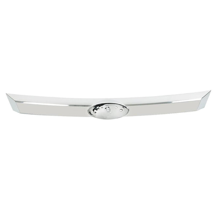 DURAFORCE For 2010 2011 2012 Ford Fusion Front Upper Chrome Grille Grill Molding Trims Set