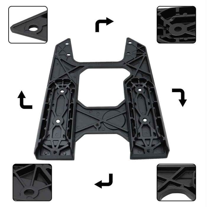 DURAFORCE Fit For 2018-2019 Jeep Wrangler JL Spare Tire Hinge Reinforcement 82215356AB
